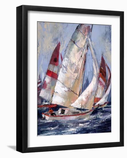 Open Sails I-Brent Heighton-Framed Art Print