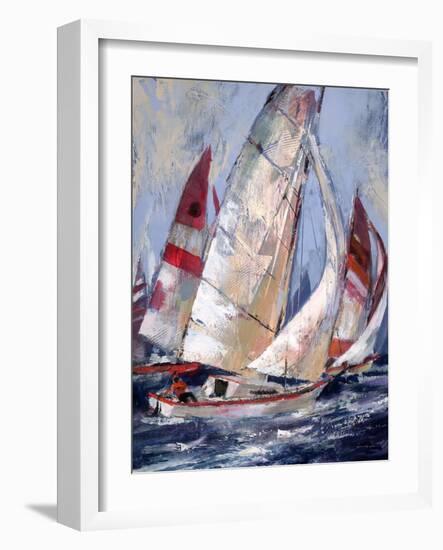 Open Sails I-Brent Heighton-Framed Art Print