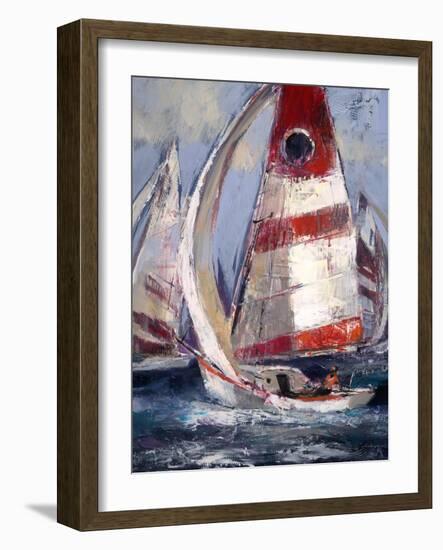 Open Sails II-Brent Heighton-Framed Art Print