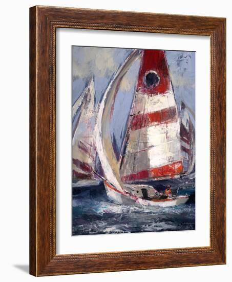 Open Sails II-Brent Heighton-Framed Art Print