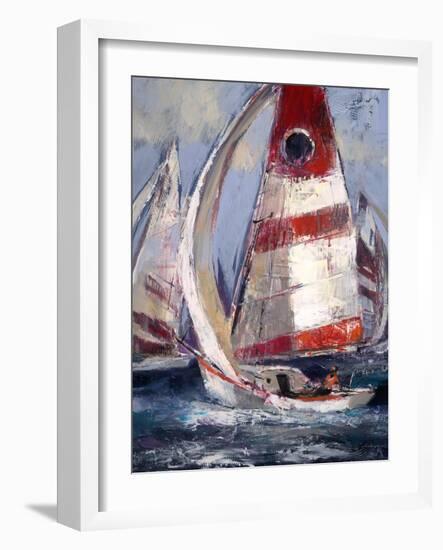 Open Sails II-Brent Heighton-Framed Art Print