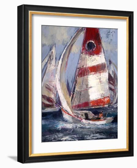 Open Sails II-Brent Heighton-Framed Art Print