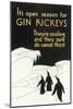 Open Season for Gin Rickeys-null-Mounted Art Print