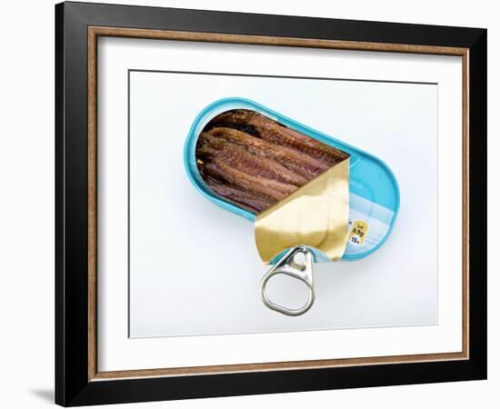 Open Tin of Anchovy Fillets-Paul Rapson-Framed Photographic Print