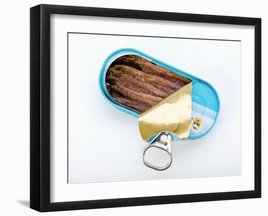 Open Tin of Anchovy Fillets-Paul Rapson-Framed Photographic Print
