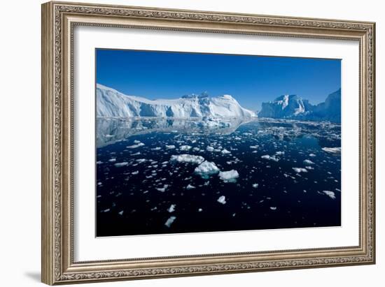 Open Waters in Disco Bay, Greenland-Howard Ruby-Framed Photographic Print