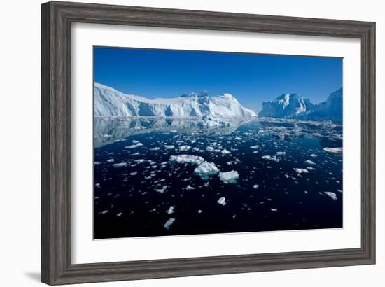 Open Waters in Disco Bay, Greenland-Howard Ruby-Framed Photographic Print