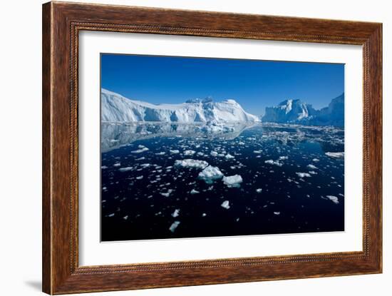 Open Waters in Disco Bay, Greenland-Howard Ruby-Framed Photographic Print