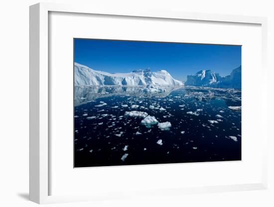 Open Waters in Disco Bay, Greenland-Howard Ruby-Framed Photographic Print