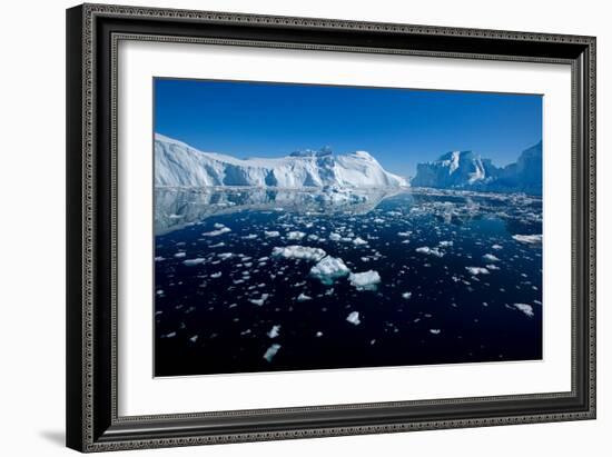 Open Waters in Disco Bay, Greenland-Howard Ruby-Framed Photographic Print