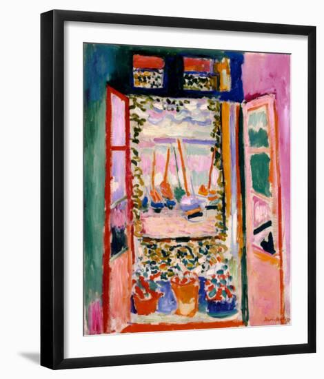 Open Window, Collioure, 1905-Henri Matisse-Framed Art Print