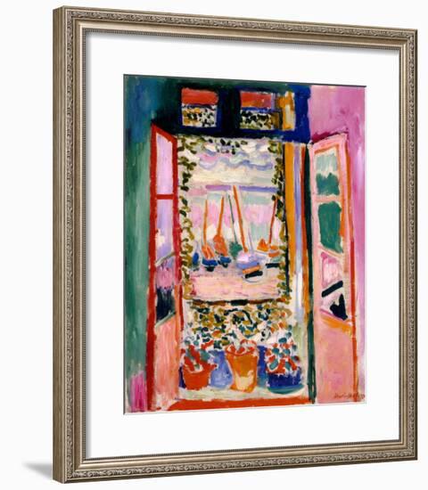 Open Window, Collioure, 1905-Henri Matisse-Framed Art Print