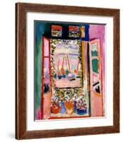 Open Window, Collioure, 1905-Henri Matisse-Framed Art Print