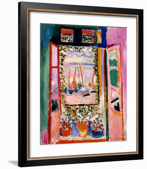 Open Window, Collioure, 1905-Henri Matisse-Framed Art Print