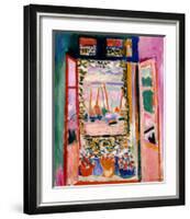 Open Window, Collioure, 1905-Henri Matisse-Framed Art Print