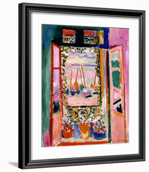Open Window, Collioure, 1905-Henri Matisse-Framed Art Print