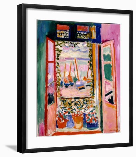 Open Window, Collioure, 1905-Henri Matisse-Framed Art Print