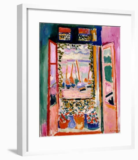 Open Window, Collioure, 1905-Henri Matisse-Framed Art Print