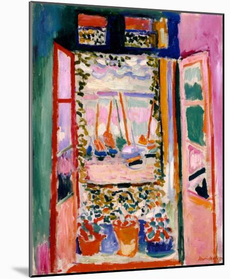 Open Window, Collioure, 1905-Henri Matisse-Mounted Art Print