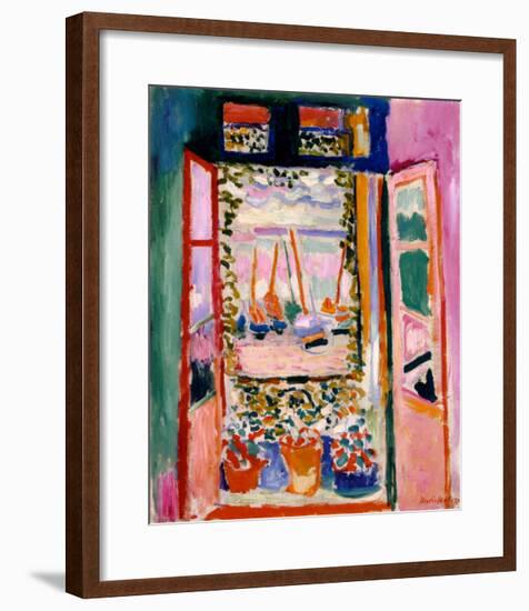 Open Window, Collioure, 1905-Henri Matisse-Framed Art Print