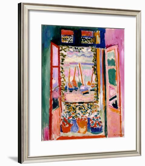 Open Window, Collioure, 1905-Henri Matisse-Framed Art Print