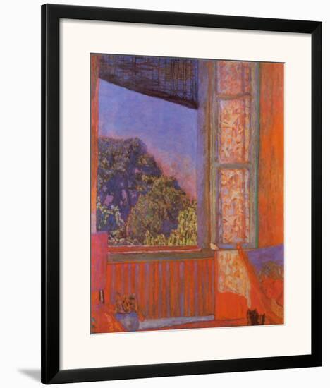 Open Window-Pierre Bonnard-Framed Art Print