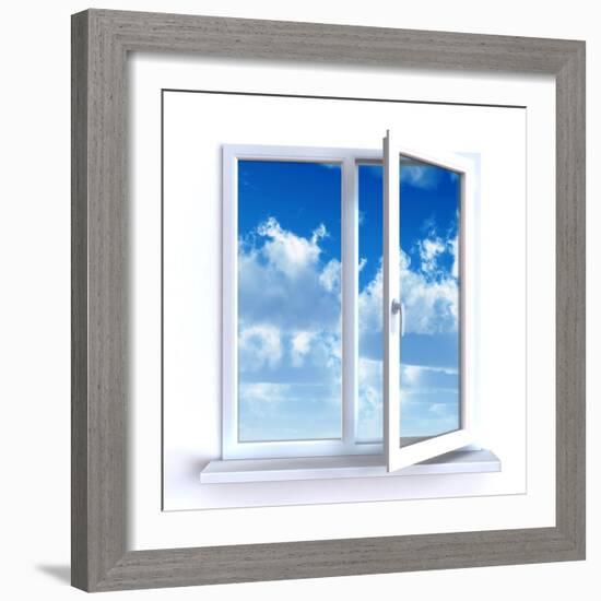 Open Window-Serp-Framed Premium Giclee Print