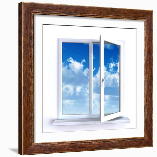 Open Window-Serp-Framed Premium Giclee Print