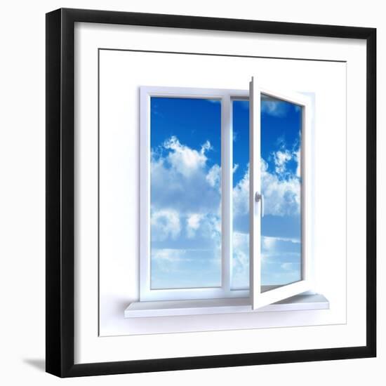 Open Window-Serp-Framed Premium Giclee Print