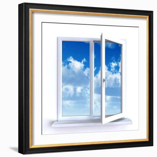 Open Window-Serp-Framed Premium Giclee Print