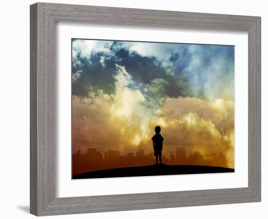 Open your eyes-Alex Cherry-Framed Art Print