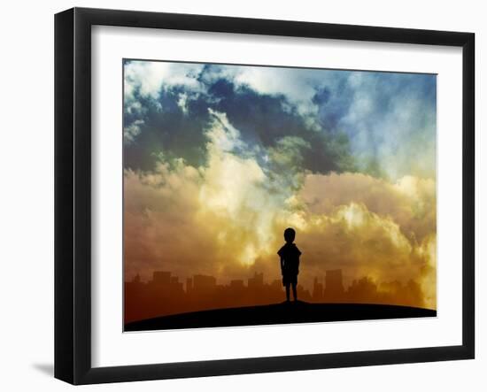 Open your eyes-Alex Cherry-Framed Art Print