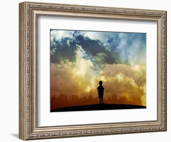 Open your eyes-Alex Cherry-Framed Art Print