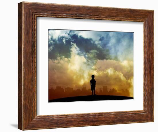 Open your eyes-Alex Cherry-Framed Art Print