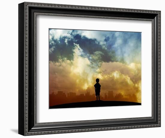 Open your eyes-Alex Cherry-Framed Art Print