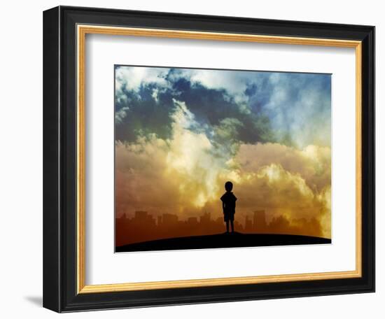 Open your eyes-Alex Cherry-Framed Art Print