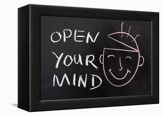 Open Your Mind-Raywoo-Framed Stretched Canvas