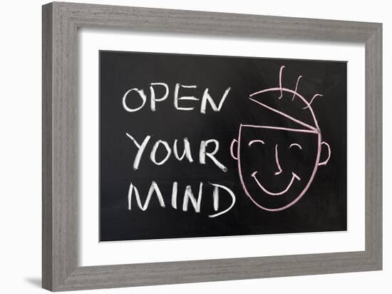 Open Your Mind-Raywoo-Framed Art Print