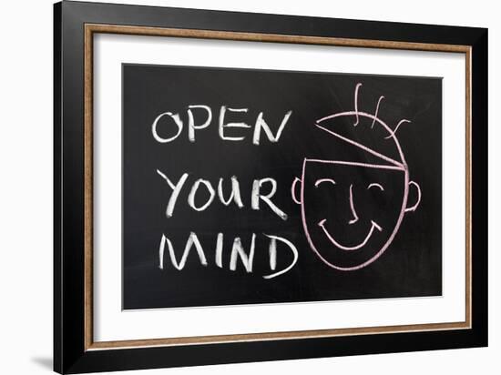 Open Your Mind-Raywoo-Framed Art Print