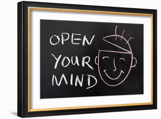 Open Your Mind-Raywoo-Framed Art Print