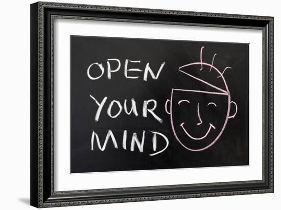 Open Your Mind-Raywoo-Framed Premium Giclee Print