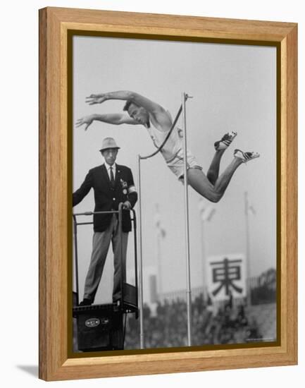 Opening Day of International Sports Week at Tokyo's Olympic Stadium-Larry Burrows-Framed Premier Image Canvas