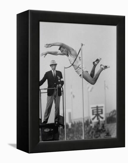 Opening Day of International Sports Week at Tokyo's Olympic Stadium-Larry Burrows-Framed Premier Image Canvas