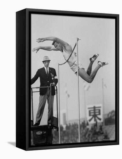 Opening Day of International Sports Week at Tokyo's Olympic Stadium-Larry Burrows-Framed Premier Image Canvas