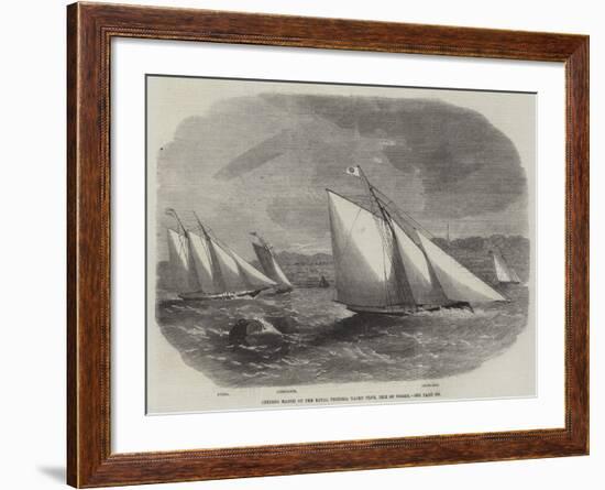 Opening Match of the Royal Victoria Yacht Club, Isle of Wight-Edwin Weedon-Framed Giclee Print