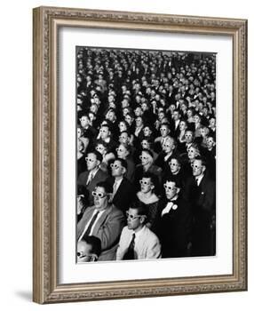 Opening Night Screening of First Color 3-D Movie "Bwana Devil," Paramount Theater, Hollywood, CA-J. R. Eyerman-Framed Photographic Print