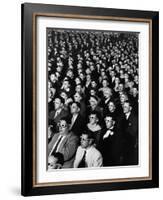 Opening Night Screening of First Color 3-D Movie "Bwana Devil," Paramount Theater, Hollywood, CA-J. R. Eyerman-Framed Photographic Print