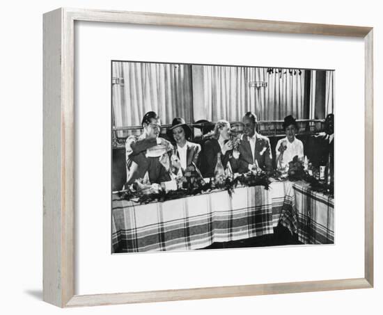 Opening of a Restaurant by Popular French Singers, Paris, September 1941-null-Framed Giclee Print