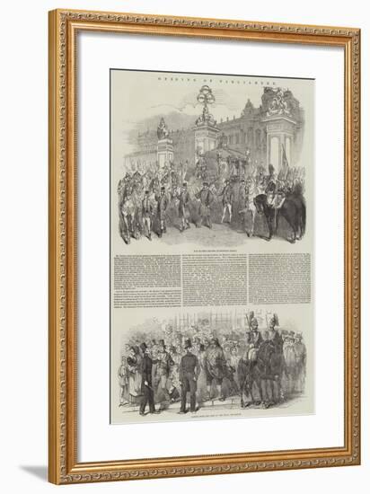 Opening of Parliament-null-Framed Giclee Print