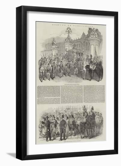 Opening of Parliament-null-Framed Giclee Print